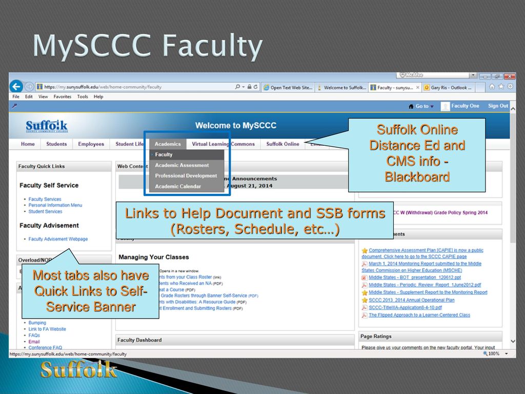 Sccc blackboard sale